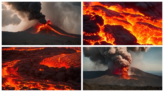 火山喷发 岩浆