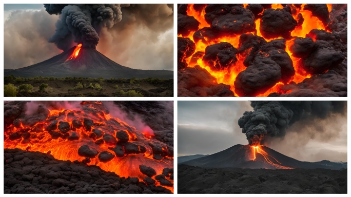 火山喷发 岩浆