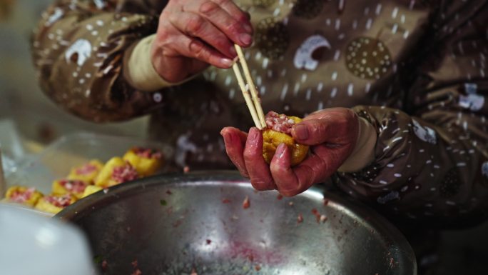 杭州大马弄菜市场的年味