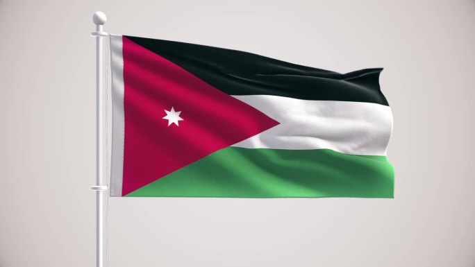 约旦国旗+阿尔法通道