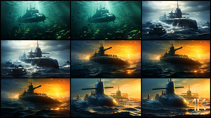 潜艇战争 海底幽灵 深海对抗 军事武器