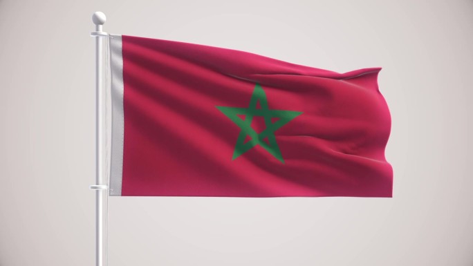 摩洛哥国旗+阿尔法海峡