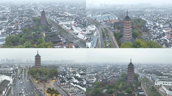 【航拍】苏州北寺塔 报恩寺