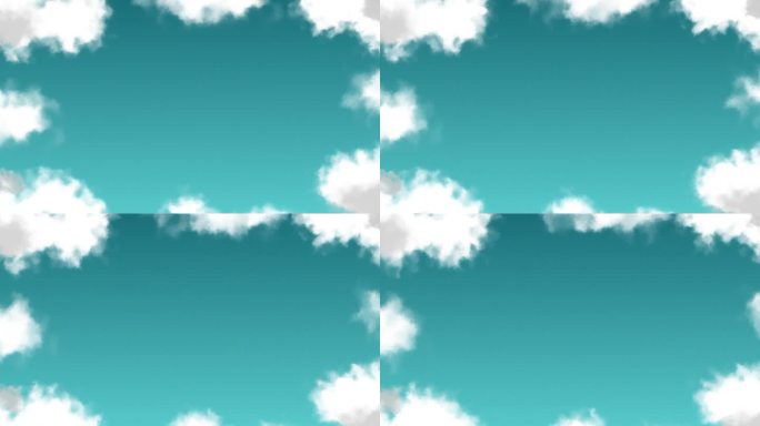 柔和梦幻的云天空背景动画运动图形视觉模式天气自然颜色渐变蓝绿色水