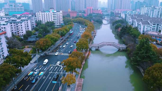 无锡市宣传片 无锡市中心 老城区 恒隆