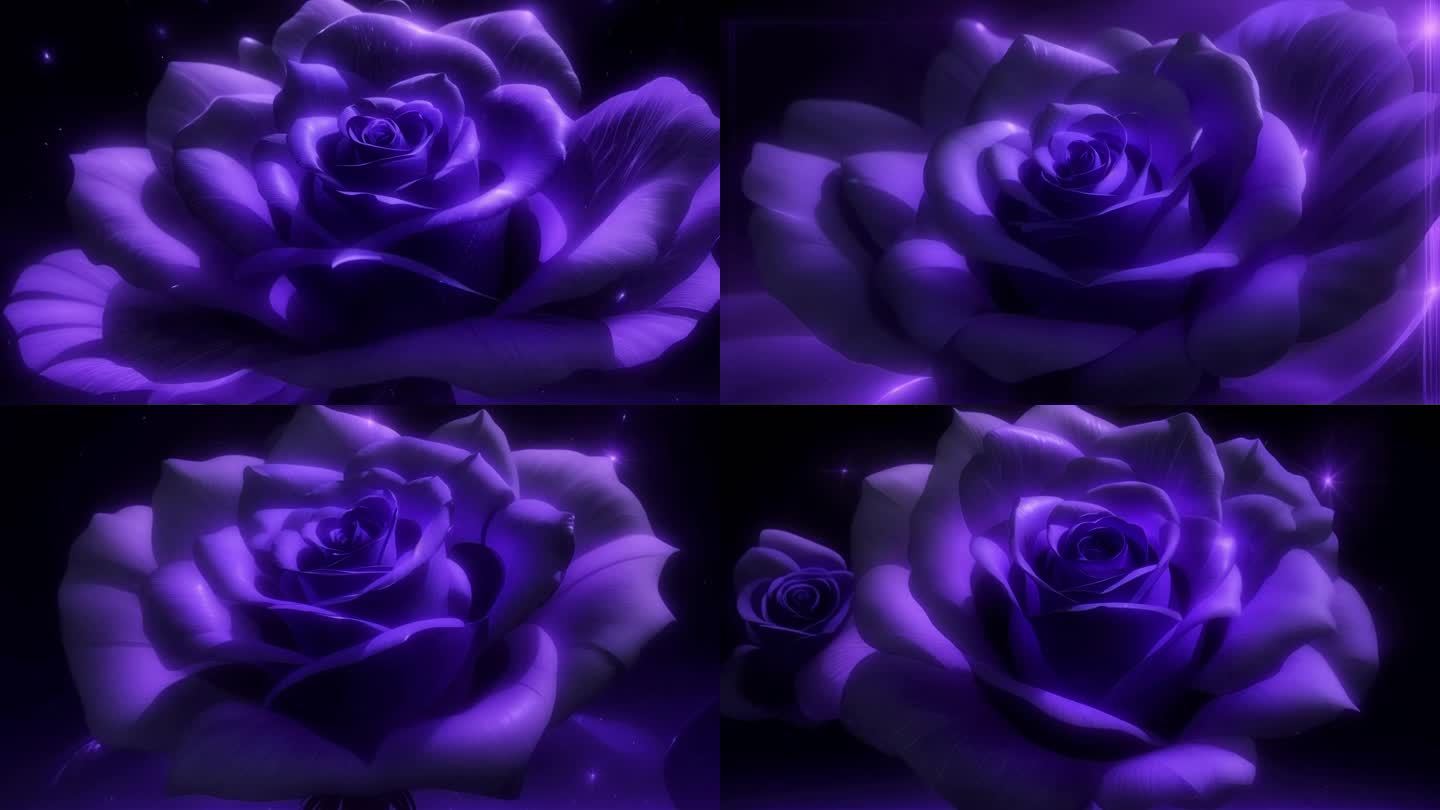 【4k原创】一朵紫玫瑰