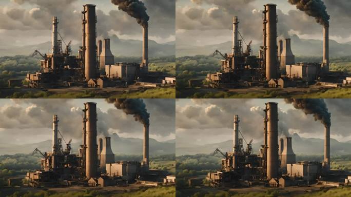 工厂污染排放气体