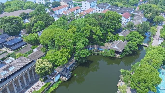 苏州沧浪亭夏天外景