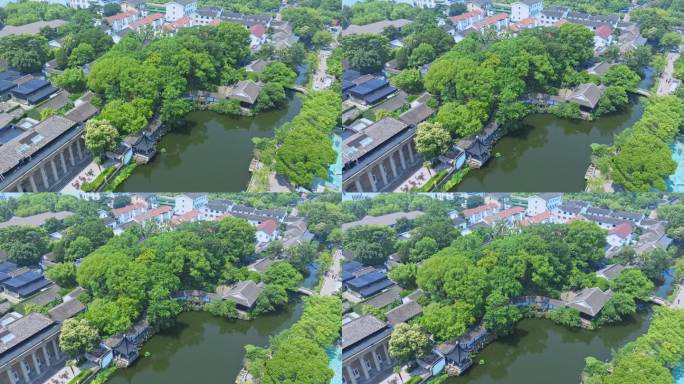 苏州沧浪亭夏天外景