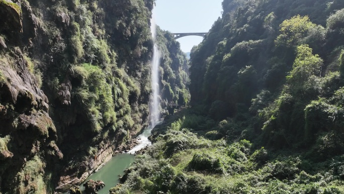 马岭河峡谷航拍