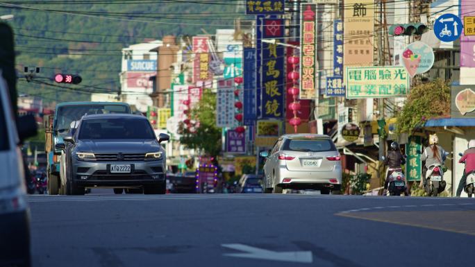 城市 街景 车流 交通 人流 台湾