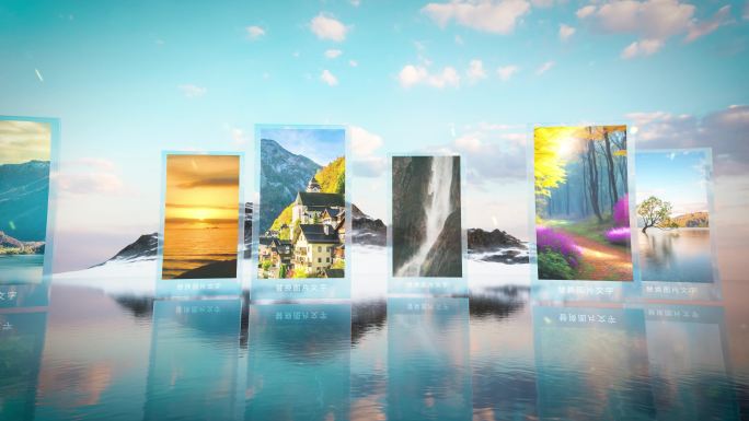 竖屏照片展示AE