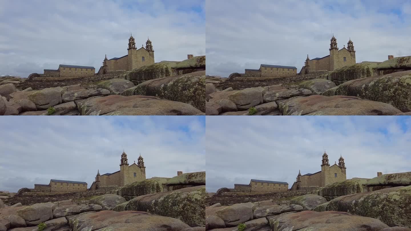 西班牙加利西亚，拉科鲁尼亚，死亡海岸，穆夏的巴萨圣母大教堂