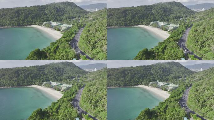 HDR泰国普吉岛芭东海滩航拍自然景观