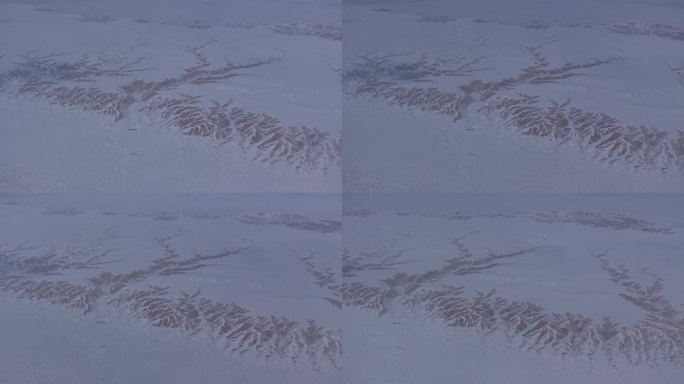 雪景 纹理 龙形状 地貌 云雾  下雪