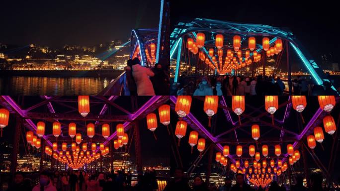 4K中山桥夜景分镜头