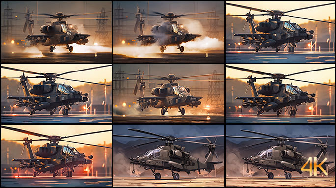 战斗直升机 空中支援打击力量 战争机器