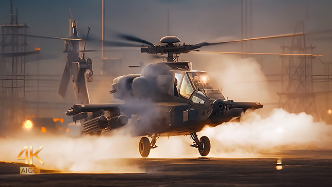 战斗直升机 空中支援打击力量 战争机器