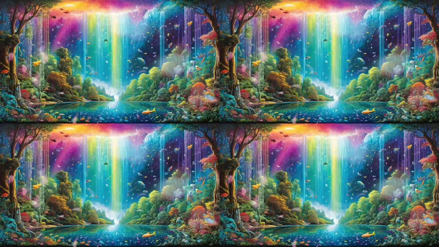 梦幻世界下的超自然景观素材