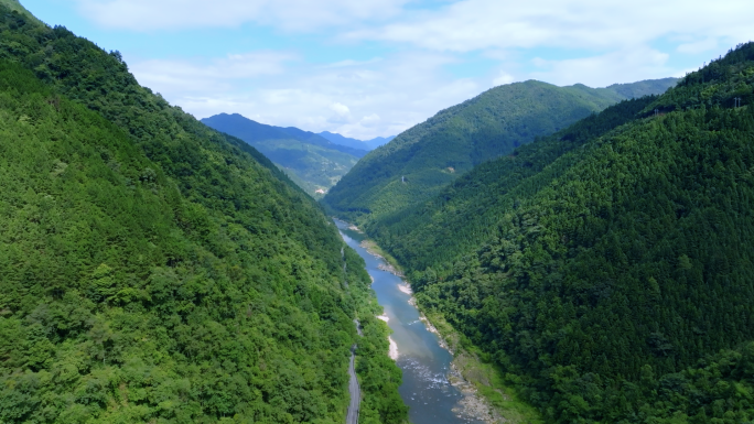 祖国绿水青山航拍