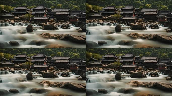 中国大好山河山川河流梯田