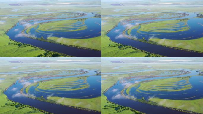 乌兰山景区 乌兰山乾坤湾 额尔古纳河