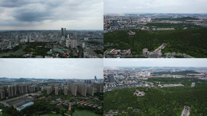 江苏徐州城市大景航拍