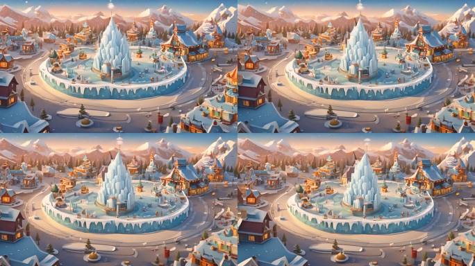 冰雪世界卡通动画片