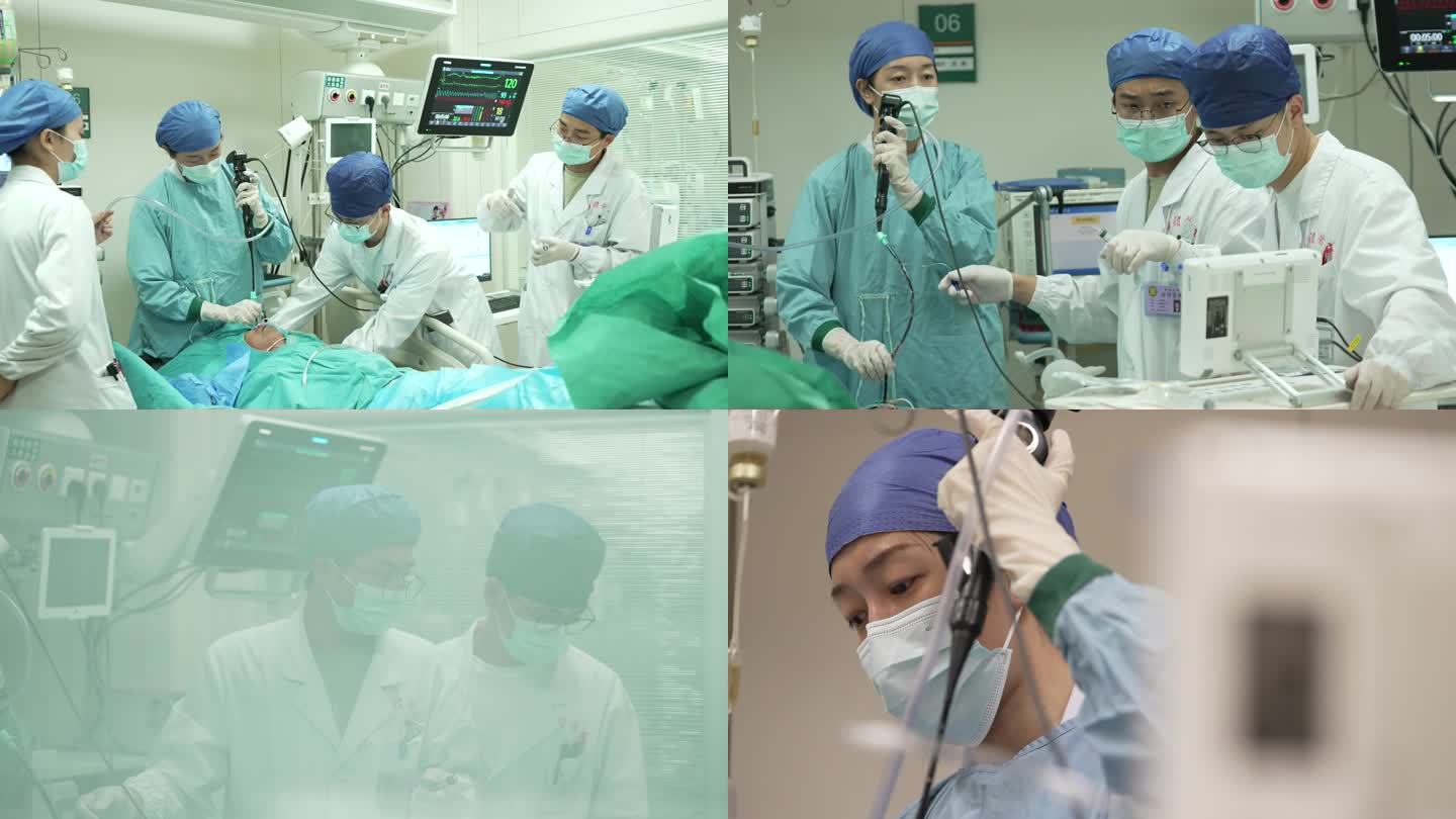 医院重症监护室重症科医生插管手术6
