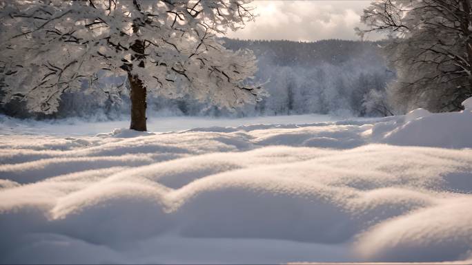 冬季唯美雪景