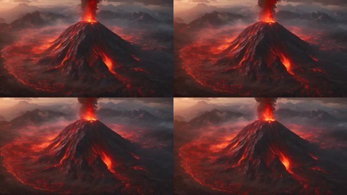 火山岩浆爆发