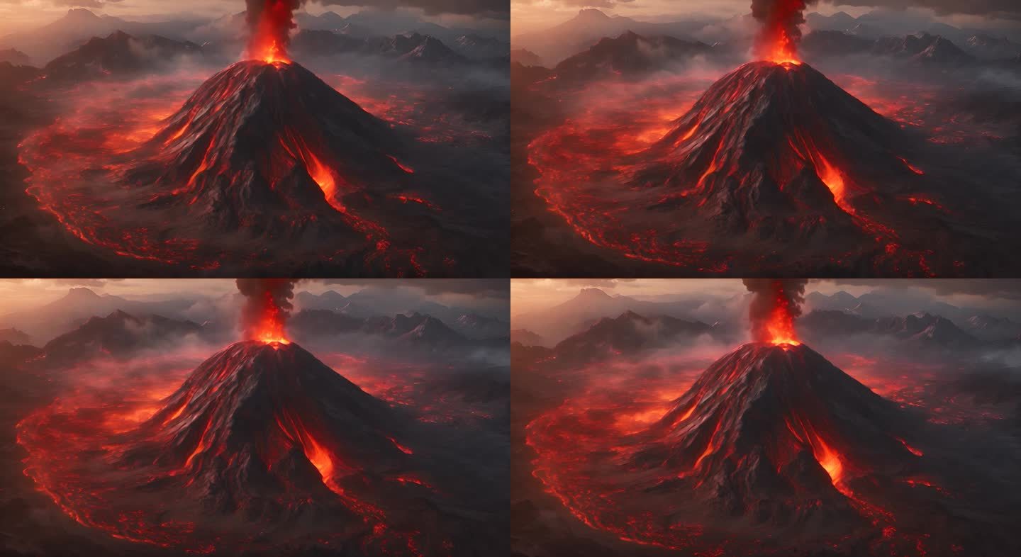 火山岩浆爆发