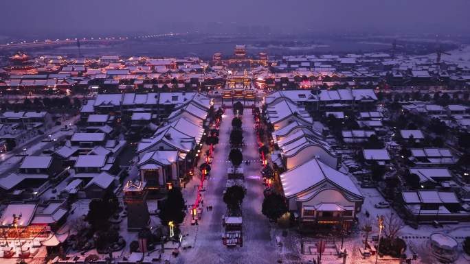 皇家驿站雪景