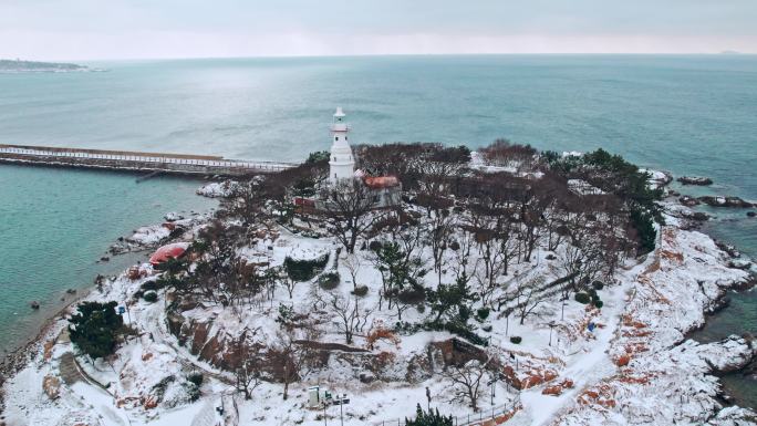 4K小青岛雪景