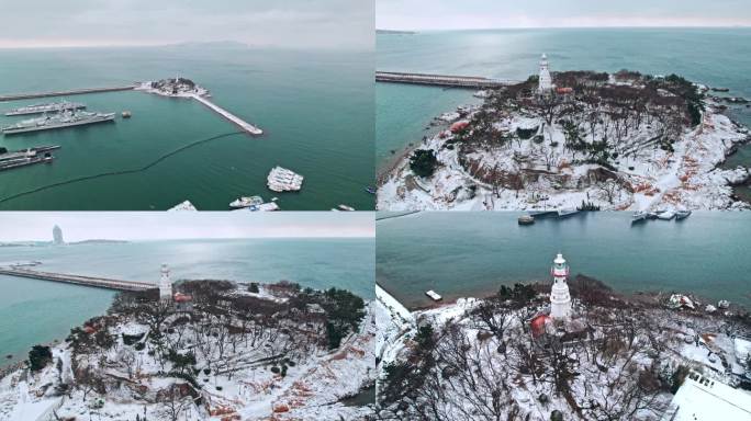 4K小青岛雪景