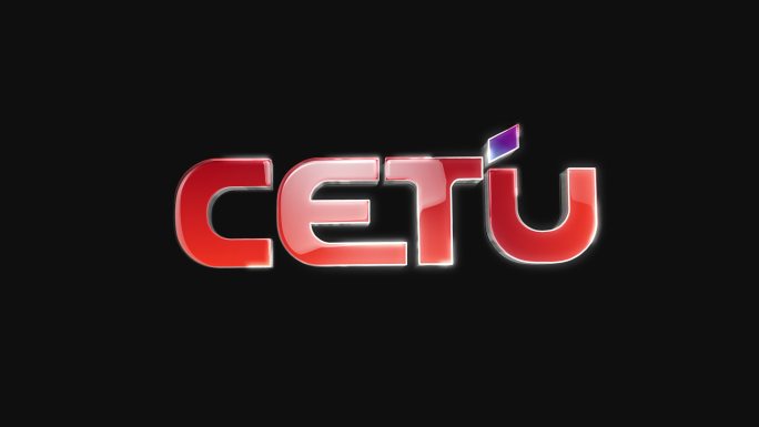 金属立体LOGO光线描边-CETU