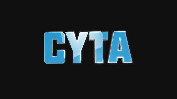 金属立体LOGO光线描边-CYTA