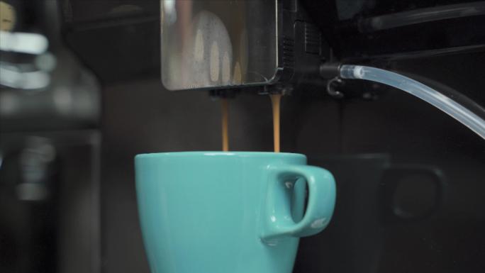 使用咖啡机的特写素材-4k