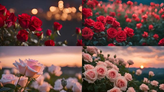 玫瑰花 唯美 花季 浪漫爱情 素材背景