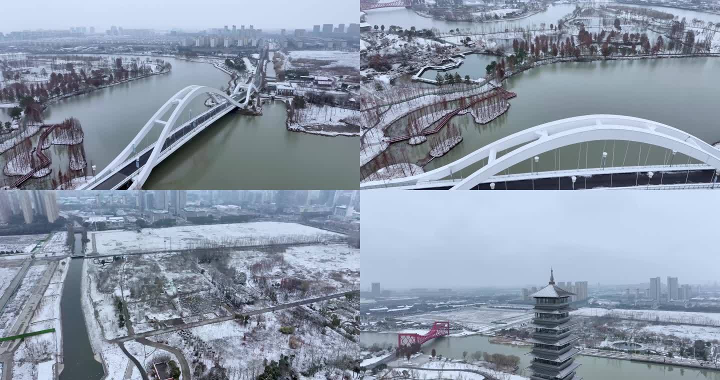 2024初雪后的三湾运博馆原片