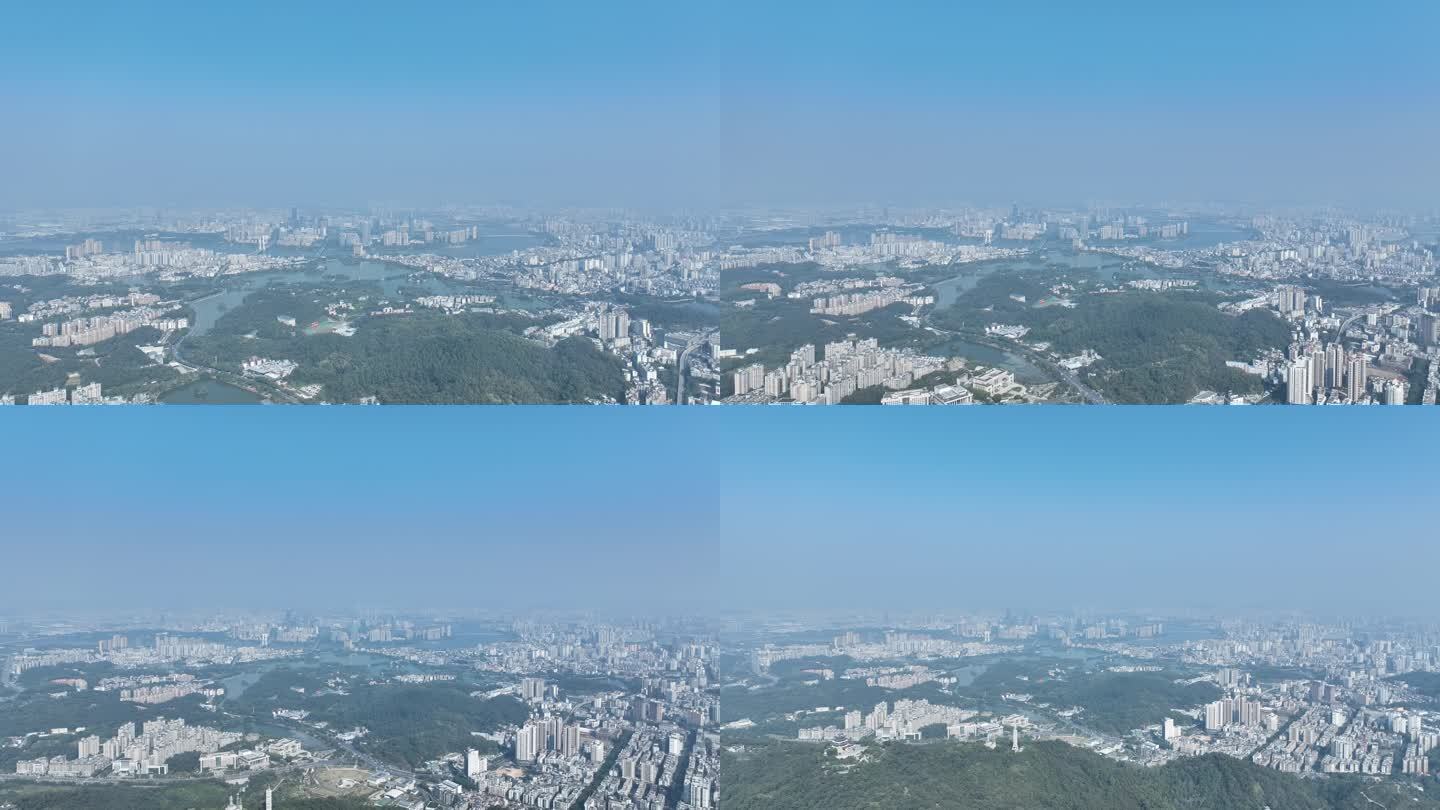 惠州市大景航拍惠州市区全景惠城区建筑风光