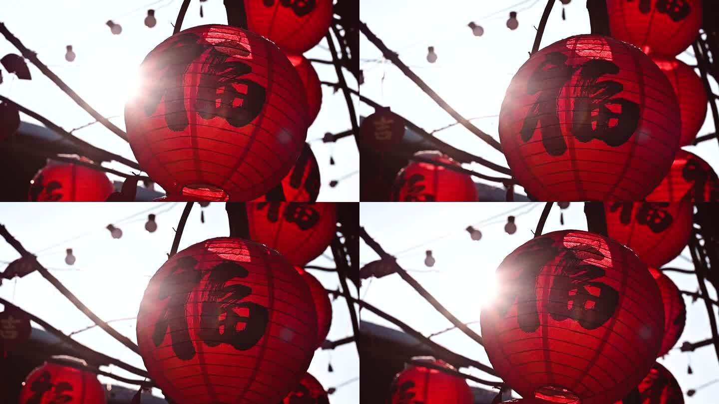 灯笼 红灯笼 新春 节气氛围