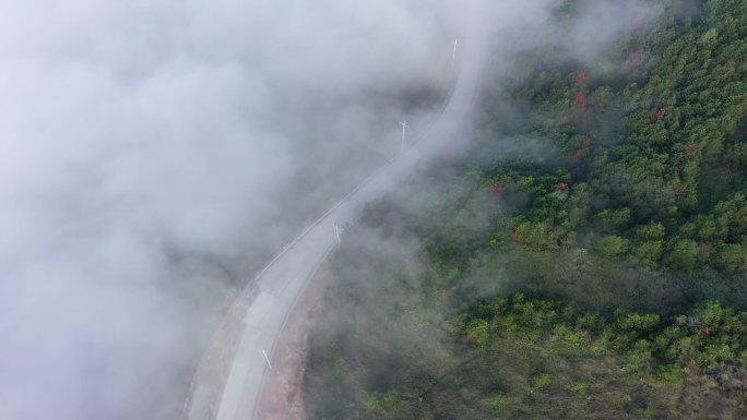 大罗山美丽的自然风光