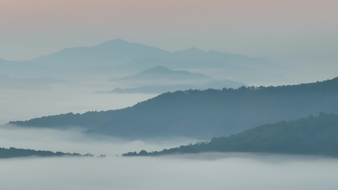 景迈山云海日出