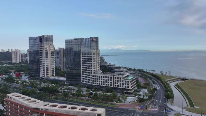 珠海高新区金山软件园4k航拍