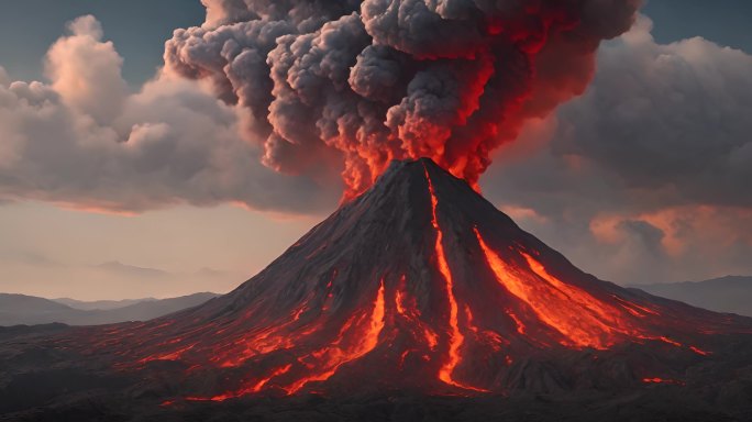 火山岩浆爆发