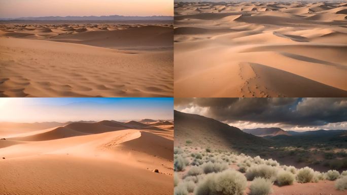 沙漠 戈壁滩 沙子 风沙 自然 户外探险