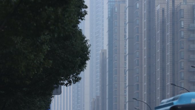 城市 车流 城市音 公路 风景