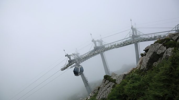 陕西太白山缆车