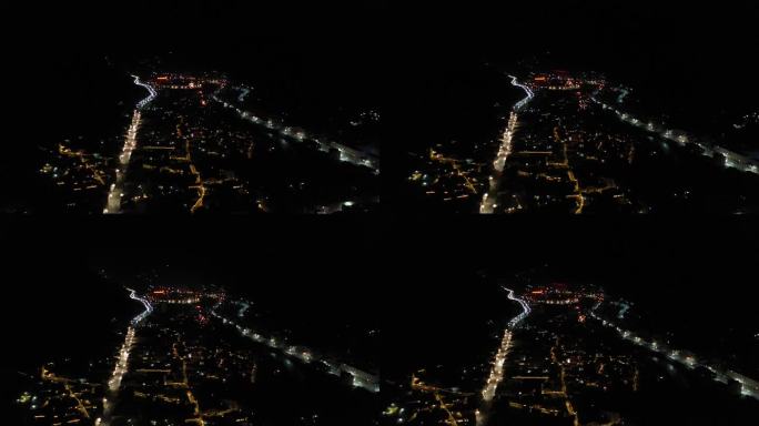 四川省松潘县古城春天原始素材